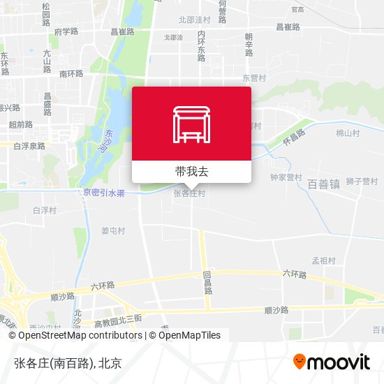 张各庄(南百路)地图