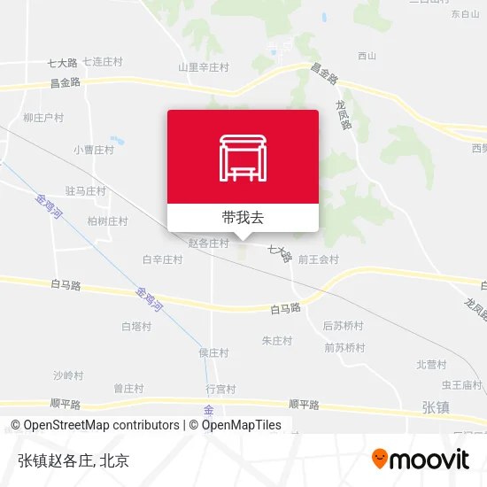张镇赵各庄地图