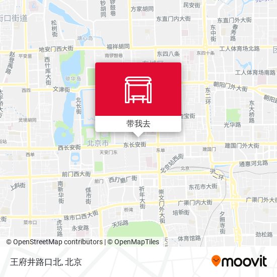 王府井路口北地图