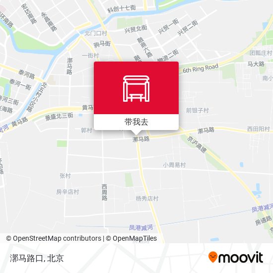 漷马路口地图