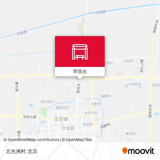北光洲村地图