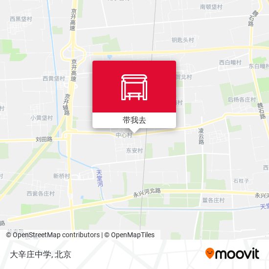 大辛庄中学地图