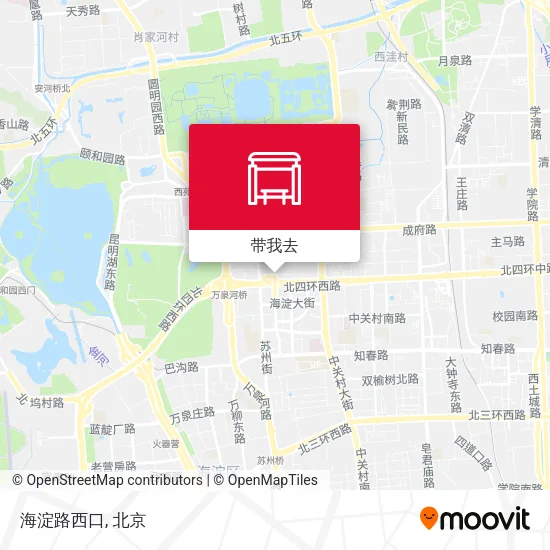 海淀路西口地图