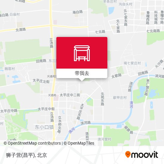 狮子营(昌平)地图