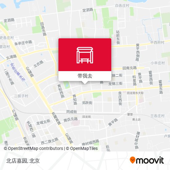 北店嘉园地图
