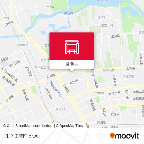 朱辛庄新区地图