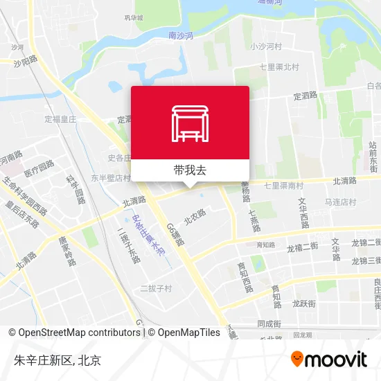 朱辛庄新区地图