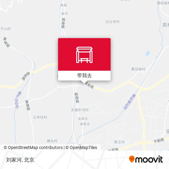 刘家河地图