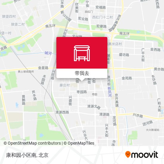康和园小区南地图