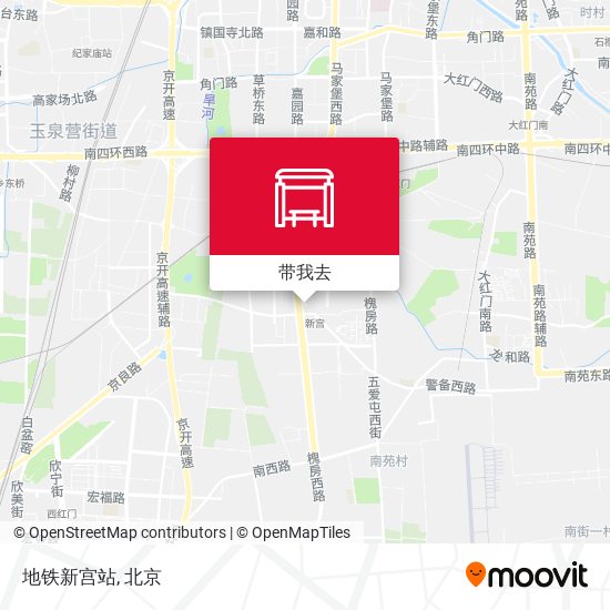 地铁新宫站地图