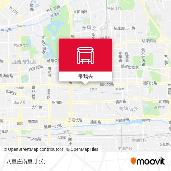 八里庄南里地图
