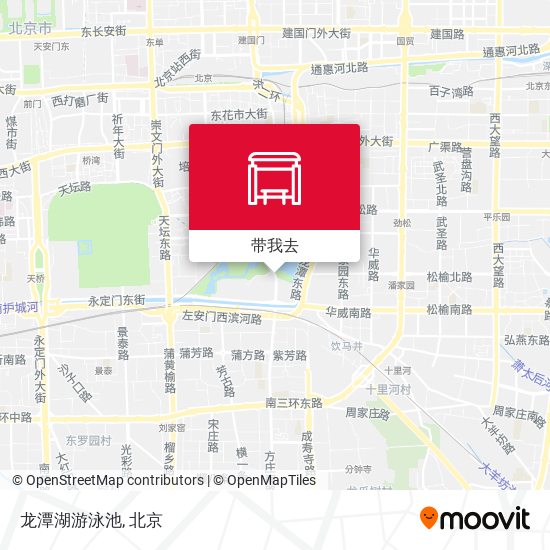龙潭湖游泳池地图