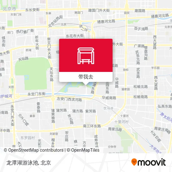 龙潭湖游泳池地图