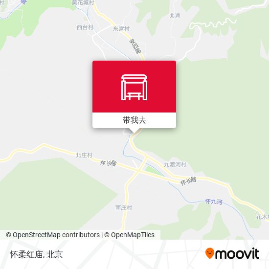怀柔红庙地图