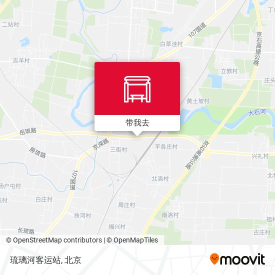 琉璃河客运站地图