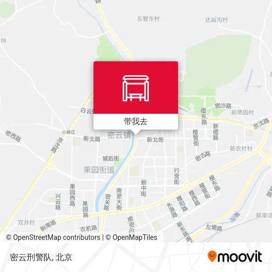 密云刑警队地图