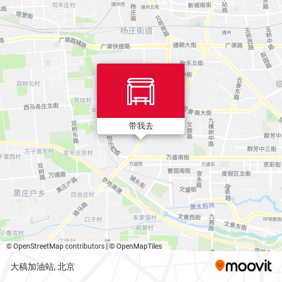 大稿加油站地图