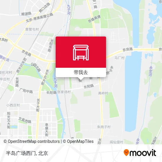半岛广场西门地图