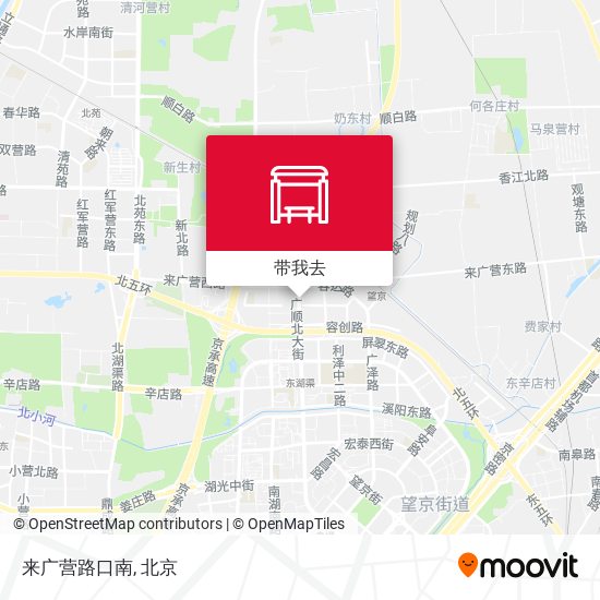 来广营路口南地图