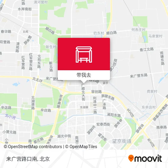 来广营路口南地图