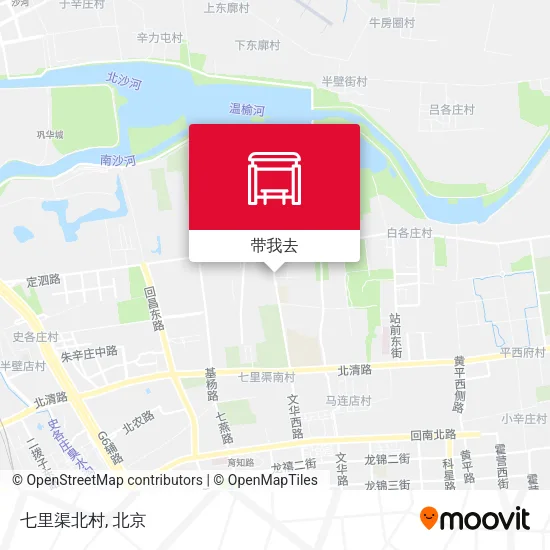 七里渠北村地图