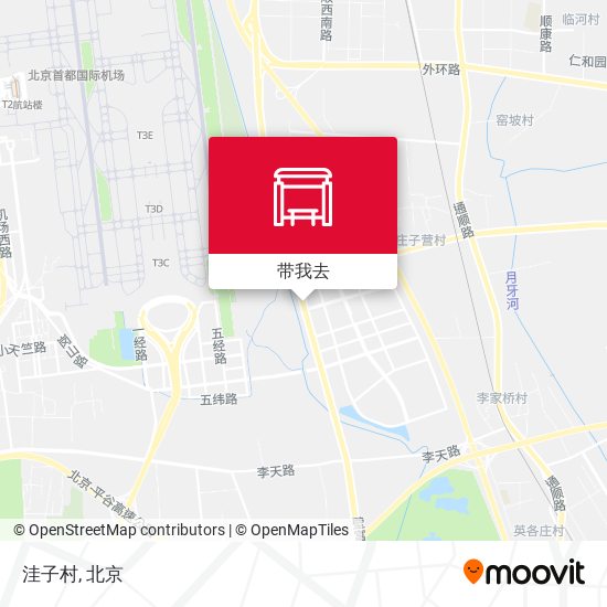 洼子村地图
