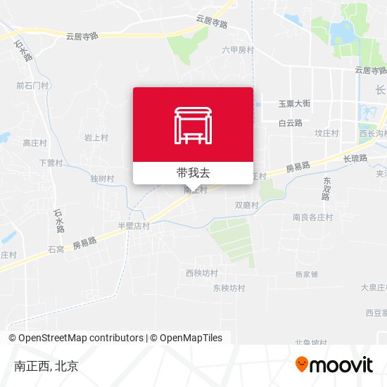 南正西地图