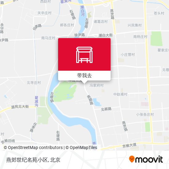 燕郊世纪名苑小区地图