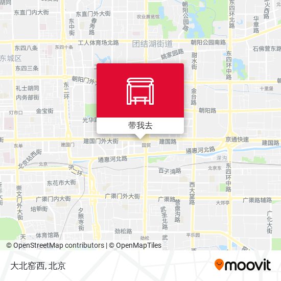 大北窑西地图