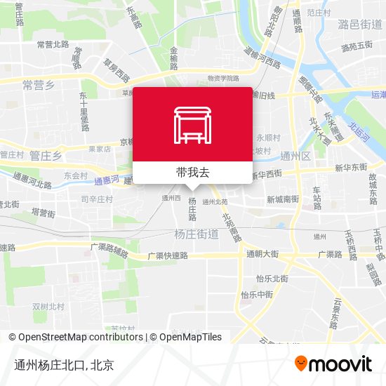 通州杨庄北口地图