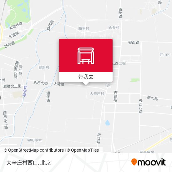 大辛庄村西口地图