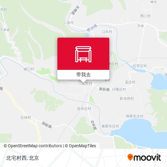 北宅村西地图