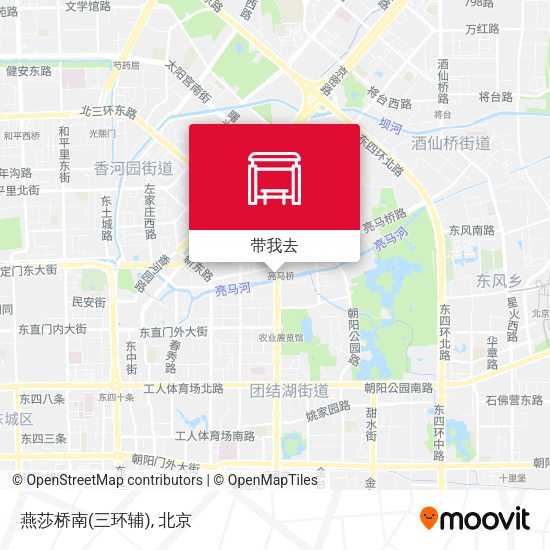 燕莎桥南(三环辅)地图
