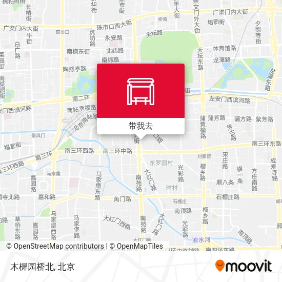 木樨园桥北地图