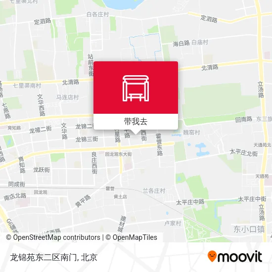 龙锦苑东二区南门地图