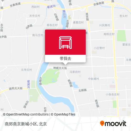 燕郊燕京新城小区地图