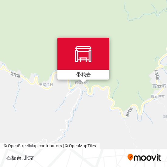 石板台地图