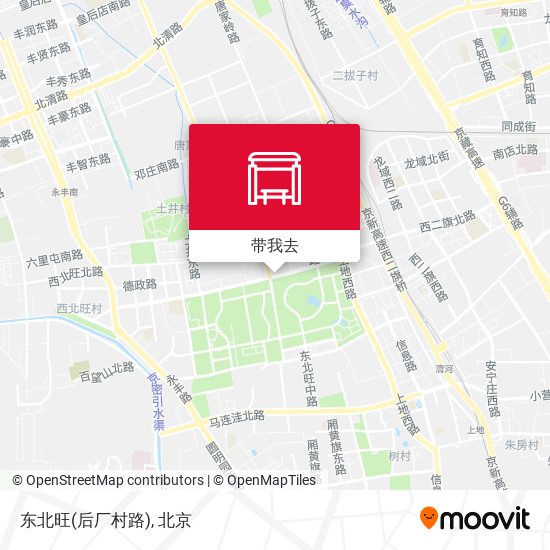 东北旺(后厂村路)地图