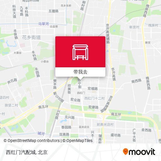 西红门汽配城地图