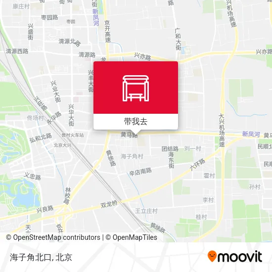 海子角北口地图