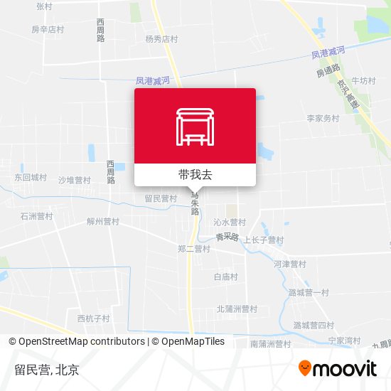 留民营地图