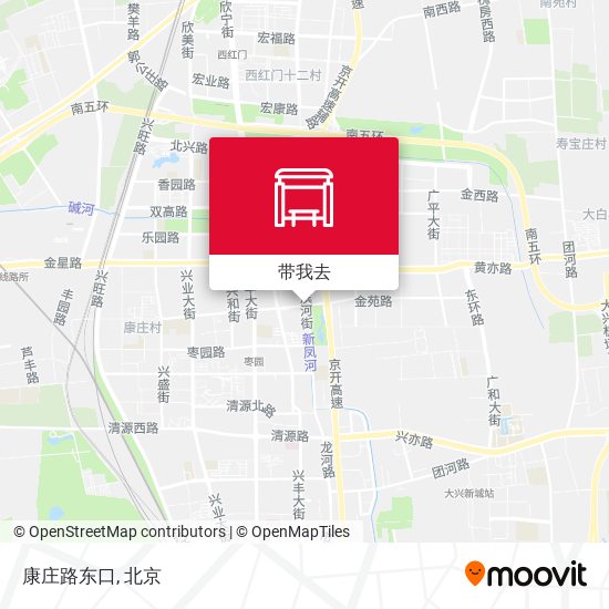 康庄路东口地图