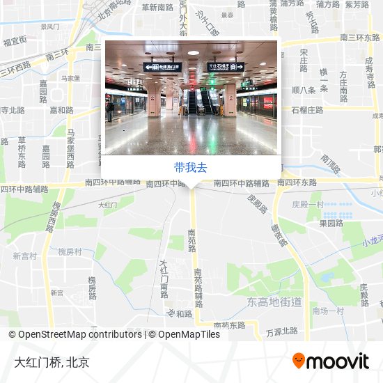 大红门桥地图