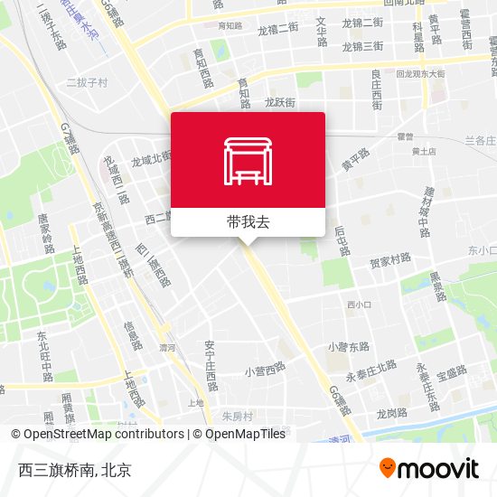 西三旗桥南地图