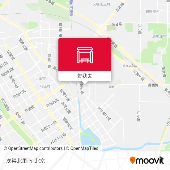 次渠北里南地图