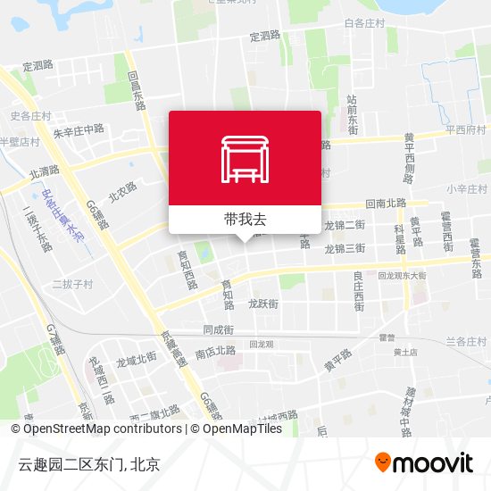 云趣园二区东门地图