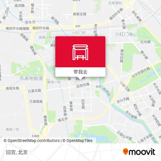 旧宫地图