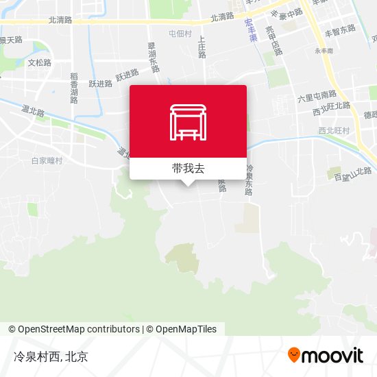冷泉村西地图