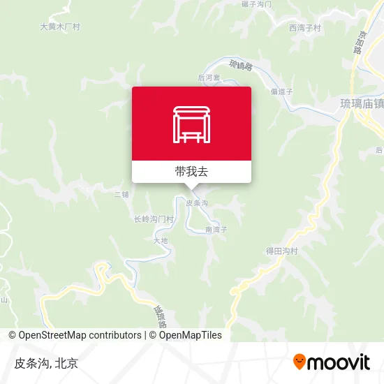 皮条沟地图