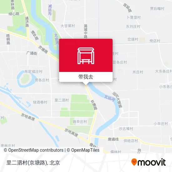 里二泗村(京塘路)地图